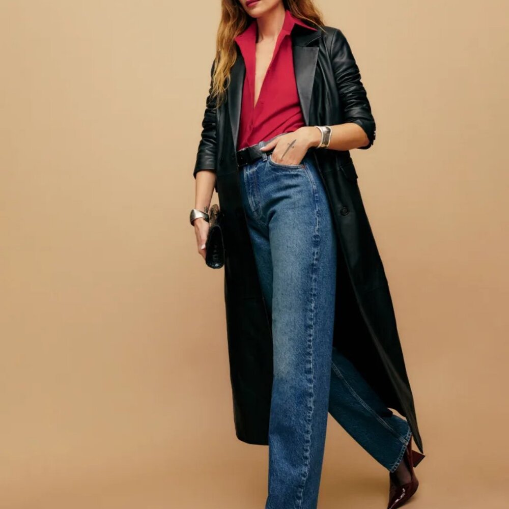 Reformation Abby Jeans - size 24, hemmed